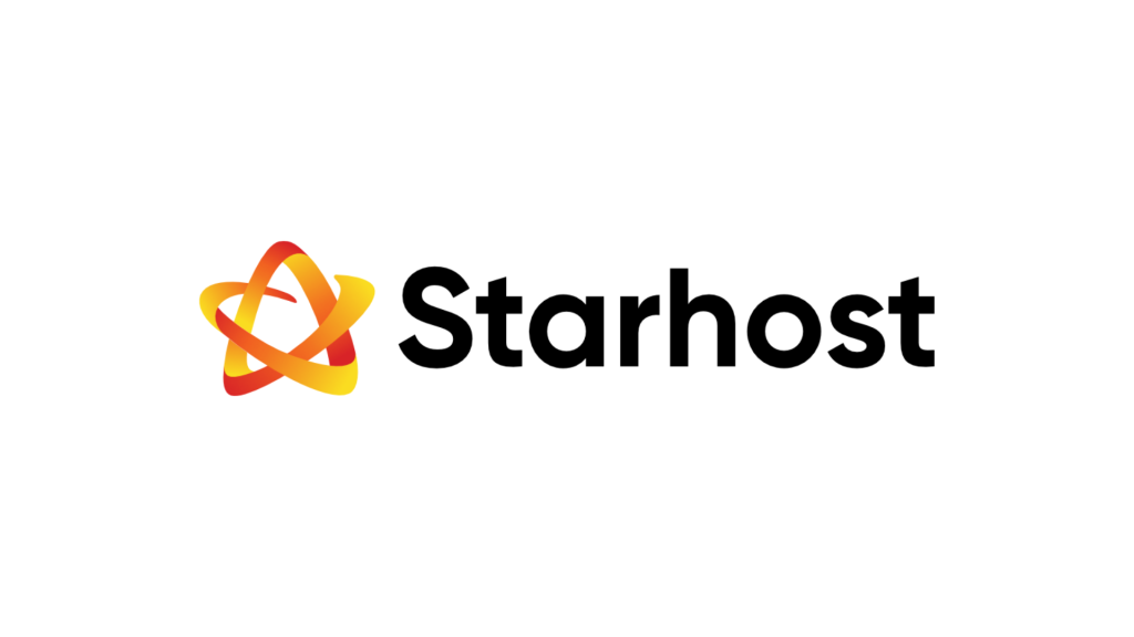 Starhost logo with white background